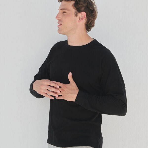 Unisex drop shoulder slogan top Miniaturansicht