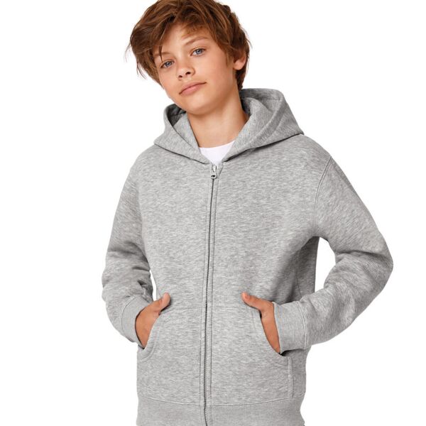 B&C Hooded full-zip /kids Miniaturansicht