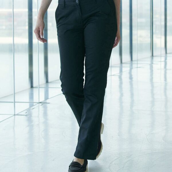 Women's 65/35 flat fronted chino trousers Miniaturansicht