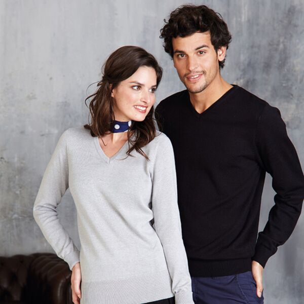 Ladies' V-neck jumper Miniaturansicht