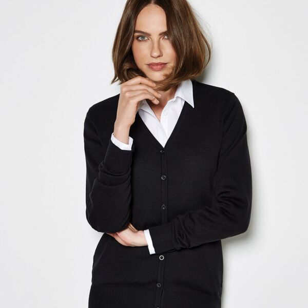 Women's Arundel v-neck cardigan long sleeve (classic fit) Miniaturansicht