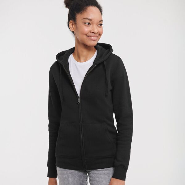 Women's authentic zipped hooded sweatshirt Miniaturansicht