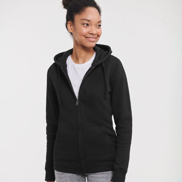 Women's authentic zipped hooded sweatshirt Miniaturansicht