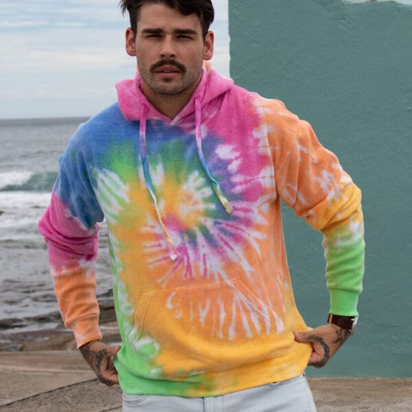 Rainbow tie-dye hoodie Miniaturansicht