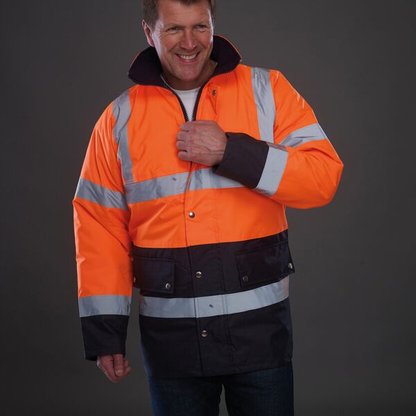 Hi-vis two-tone motorway jacket (HVP302) Miniaturansicht