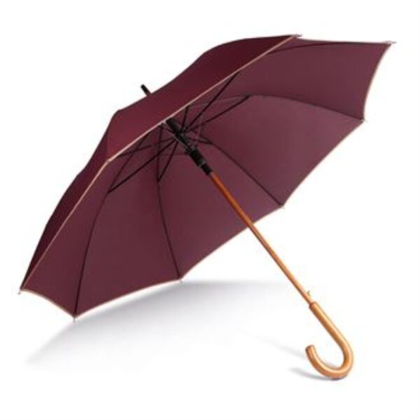 Auto open wooden umbrella Miniaturansicht