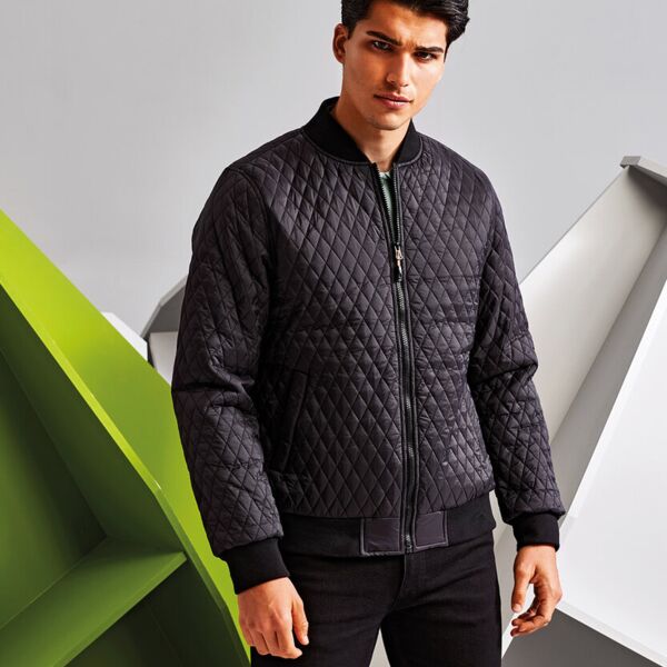 Quilted flight jacket Miniaturansicht