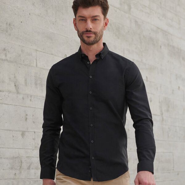 Modern long sleeve Oxford shirt Miniaturansicht