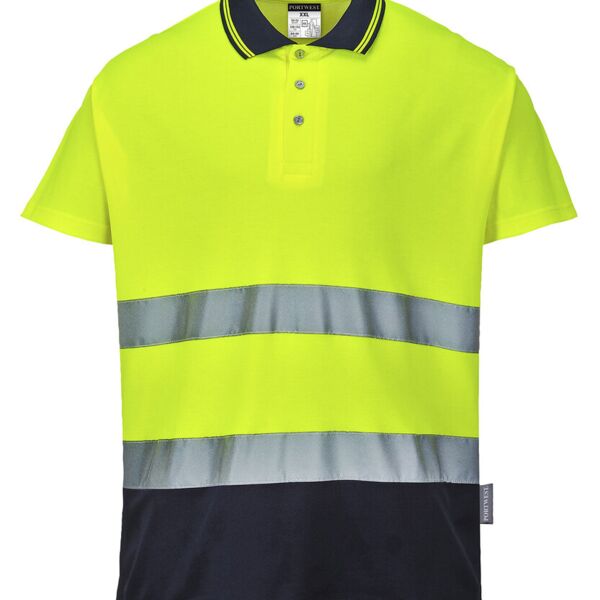 Two-tone cotton Comfort polo (S174) Miniaturansicht