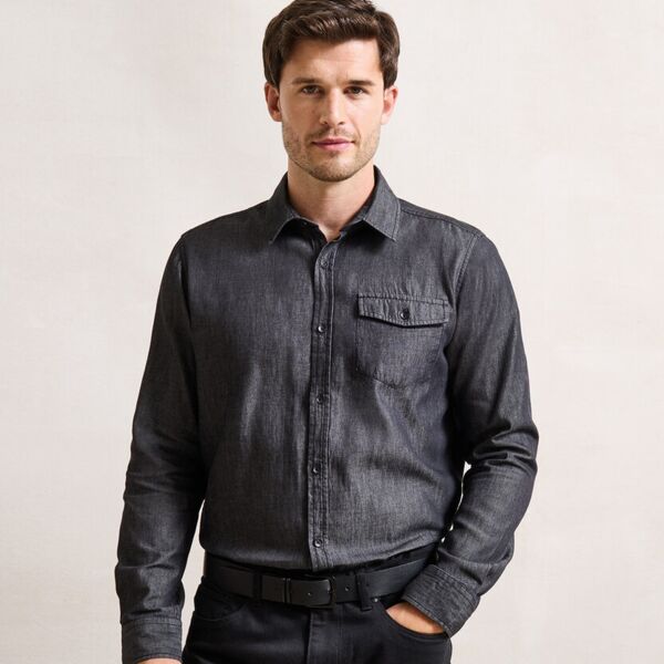 Jeans stitch denim shirt Miniaturansicht