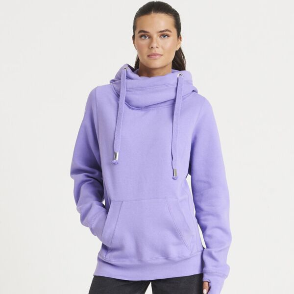 Cross neck hoodie Miniaturansicht