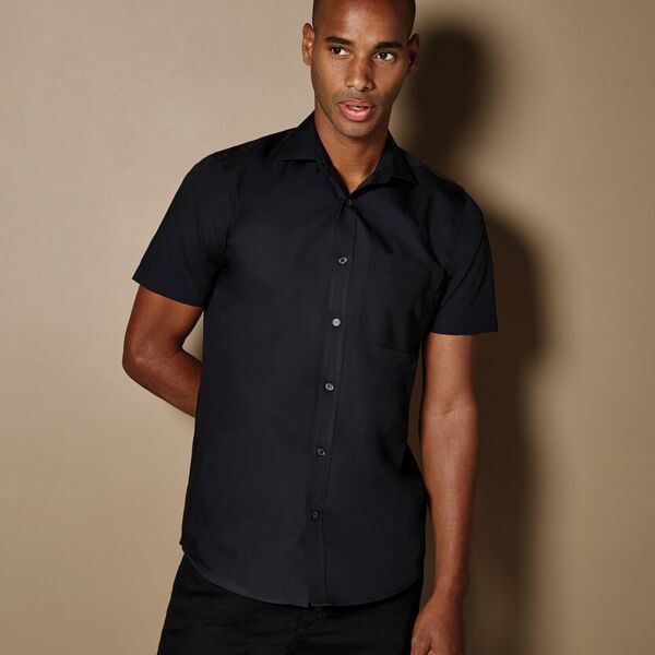 Poplin shirt short-sleeved (tailored fit) Miniaturansicht