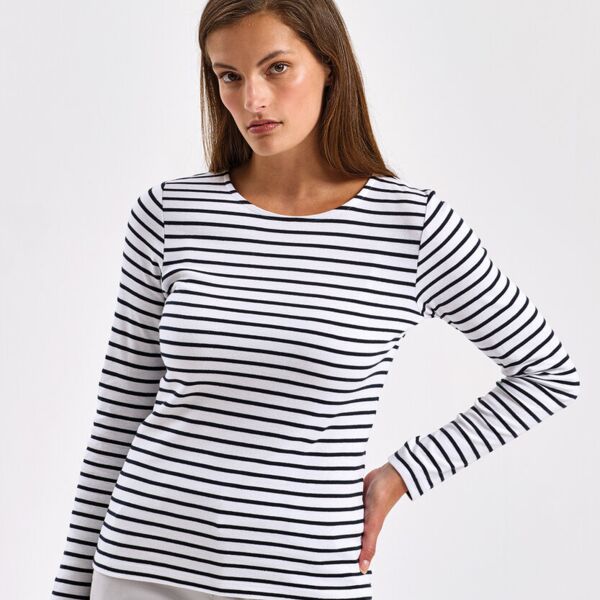 Women's Marinière coastal long sleeve tee Miniaturansicht