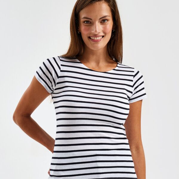 Women's Marinière coastal short sleeve tee Miniaturansicht