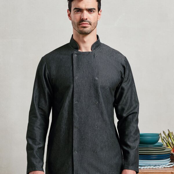 Denim chef's jacket Miniaturansicht