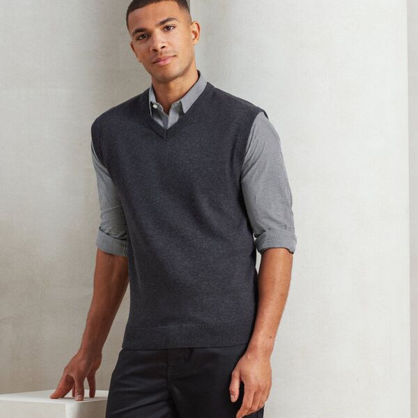 Sleeveless knitted sweater Miniaturansicht