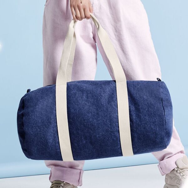 Denim barrel bag Miniaturansicht
