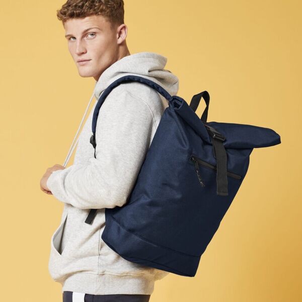 Recycled rolled-top backpack Miniaturansicht