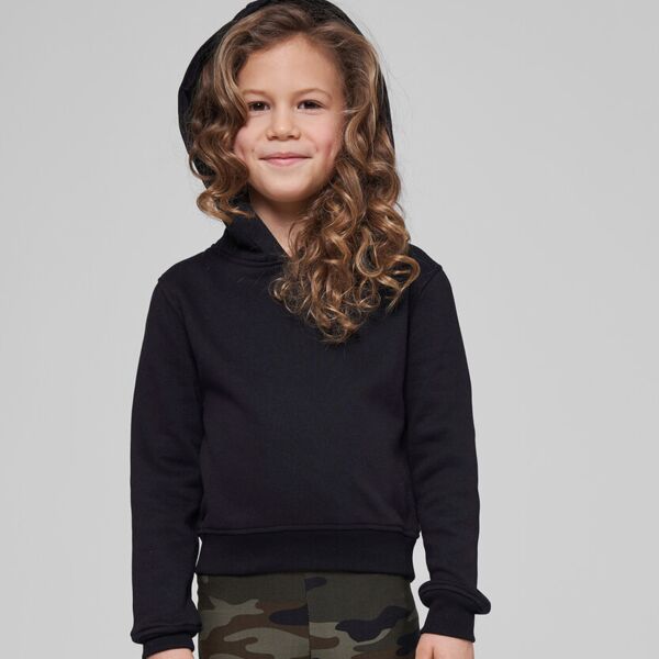 Girls cropped sweat hoodie Miniaturansicht
