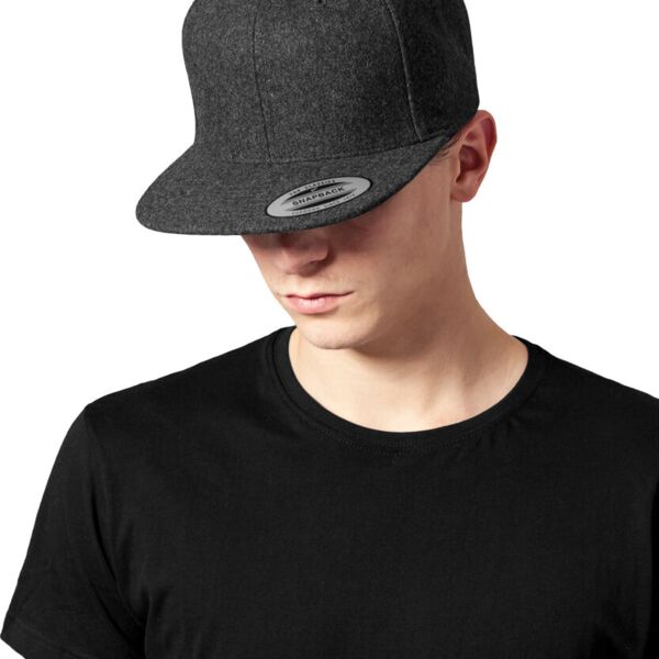 Melton wool snapback (6689M) Miniaturansicht