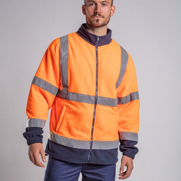 High visibility full-zip fleece Miniaturansicht