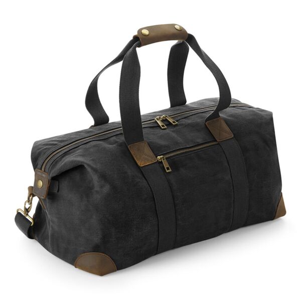 Heritage waxed canvas holdall Miniaturansicht