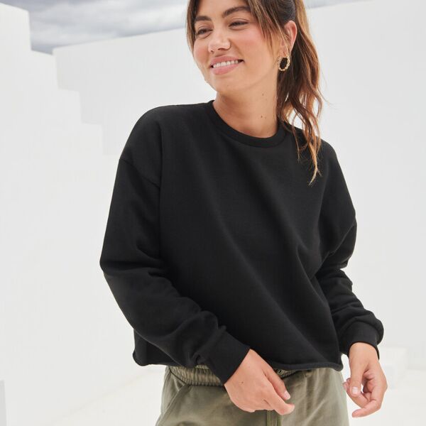 Women's cropped slounge sweat Miniaturansicht
