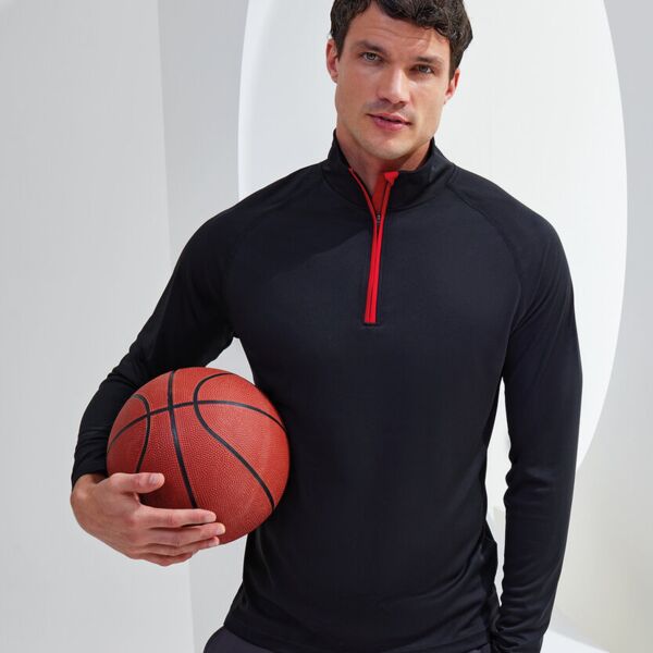 TriDri® long sleeve performance ¼ zip Miniaturansicht
