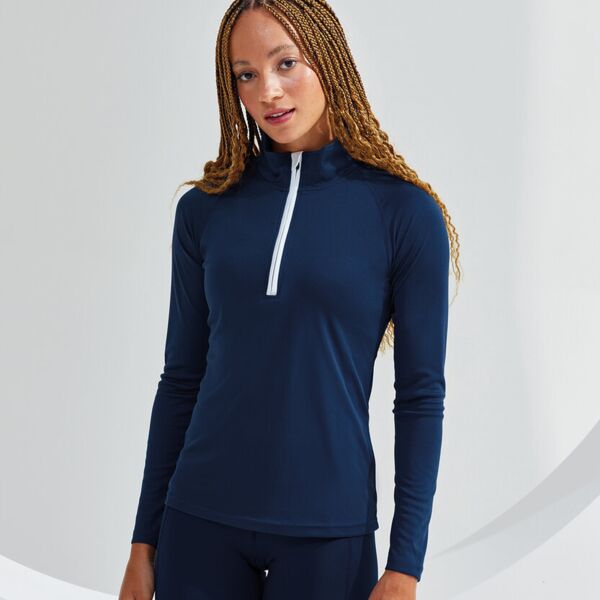 Women's TriDri® long sleeve performance ¼ zip Miniaturansicht