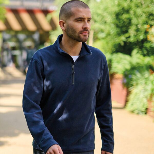 Honestly made recycled half zip fleece Miniaturansicht