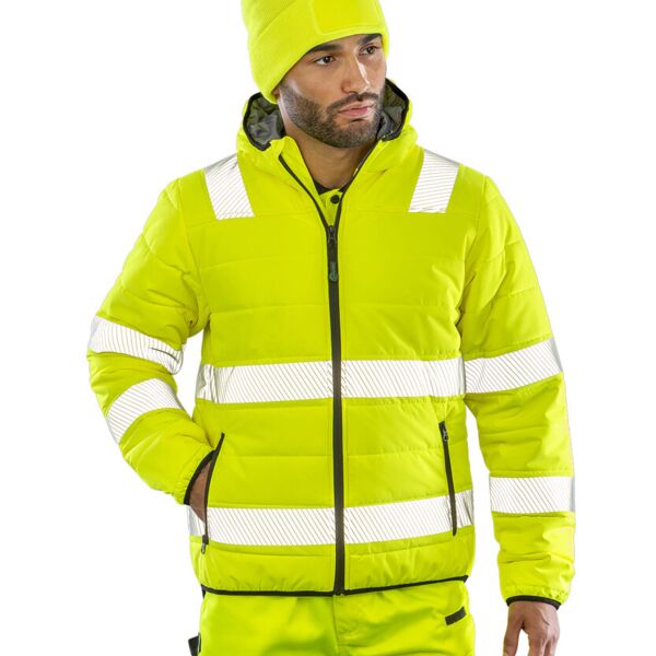 Recycled ripstop padded safety jacket Miniaturansicht