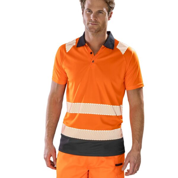 Recycled safety polo Miniaturansicht