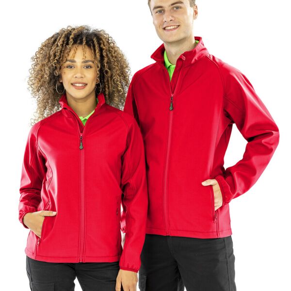 Men's recycled 2-layer printable softshell jacket Miniaturansicht
