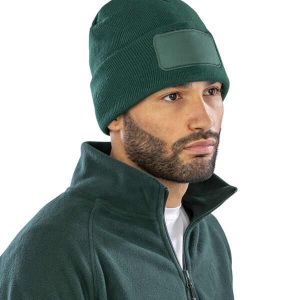 Recycled double knit printers beanie Miniaturansicht