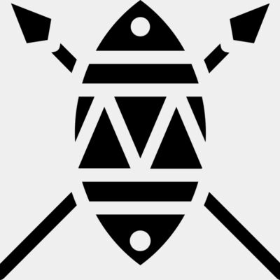 Maasai Shield & Spear Miniaturansicht