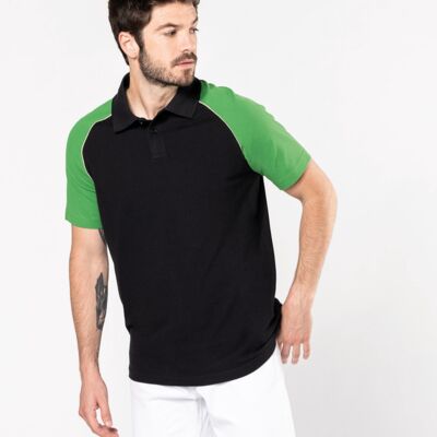 Polo baseball contrast polo shirt Miniaturansicht
