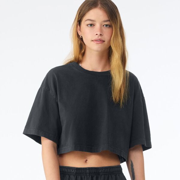 Women’s heavyweight washed cropped tee Miniaturansicht