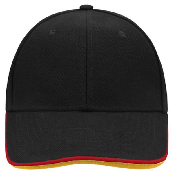 Cap 6-Panel MB6197 - Deutschlandfarbe Miniaturansicht